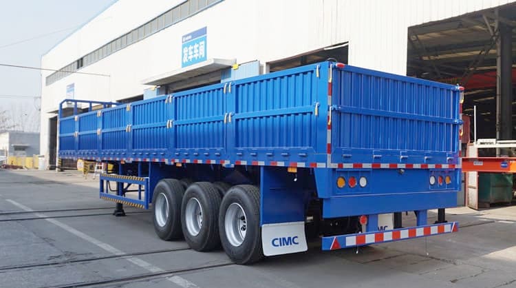 CIMC Tri Axle Trailer with Boards will be sent to Mozambique