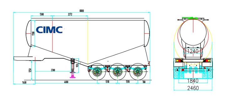 CIMC Cement Bulker | Cement Tanker Trailer CIMC Cement Bulker | Cement Tanker Trailer