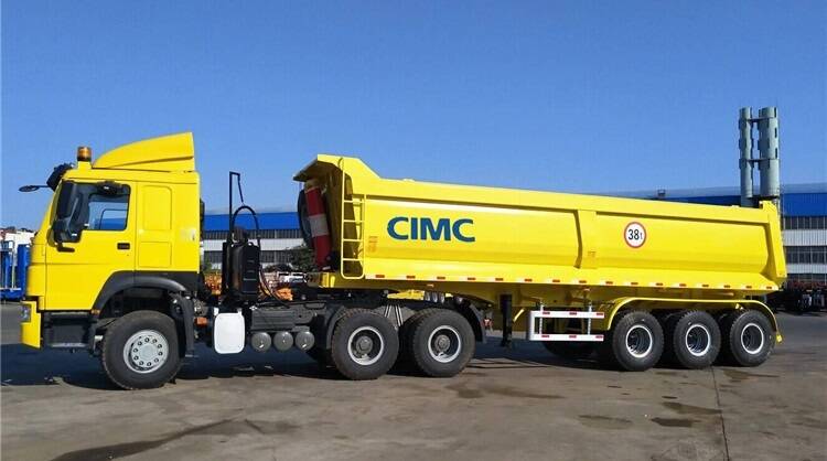 Tri Axle CIMC Dump Semi Trailer