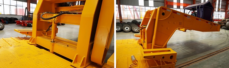 Lowboy Trailer for Sale-Removable Detachable Gooseneck Mining Lowboy Trailer