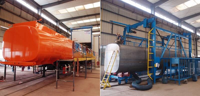 Factory Show of Fuel Tanker Trailer