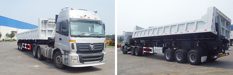 CIMC side tipper trailer for sale