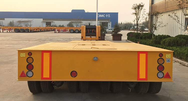 CIMC 2 Line 4 Axle Mining Gooseneck Lowboy Trailer for Sale