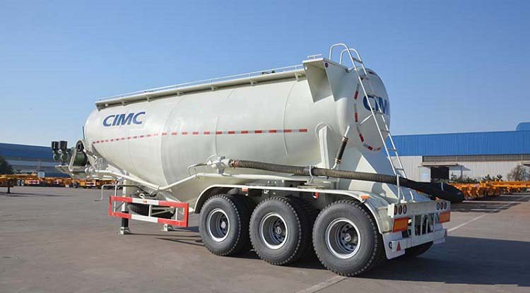 CIMC Tri Axle Dry Bulk Powder Tanker Trailer for Sale