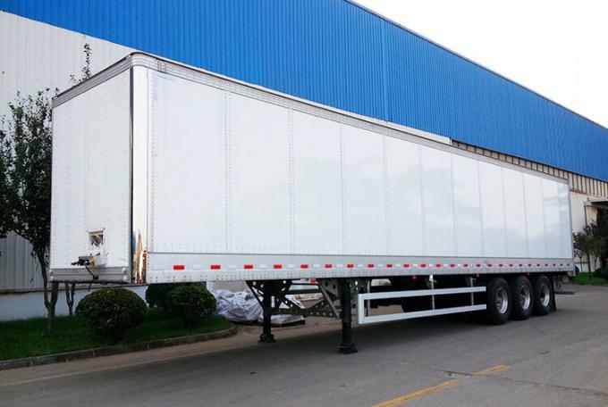 3 Axle 50 Tons Aluminum Alloy Dry Van Box Semi Trailer - CIMC Trailers