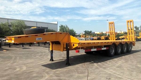 4 Axle 100 Ton Low Loader Trailer for Sale
