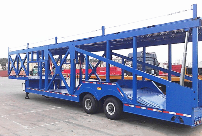 CIMC 2 Axle Car Carrier Prices for Sale In Ghana Tema Harbour