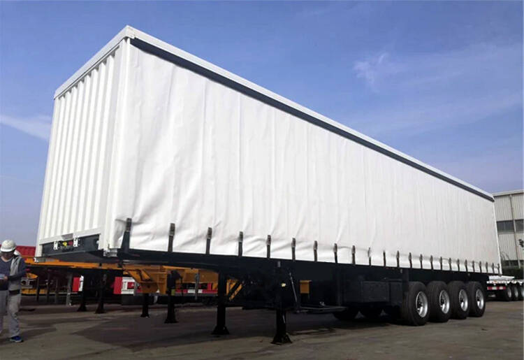 45ft 4 Axle Side Curtain Trailer for Sale in Nigeria