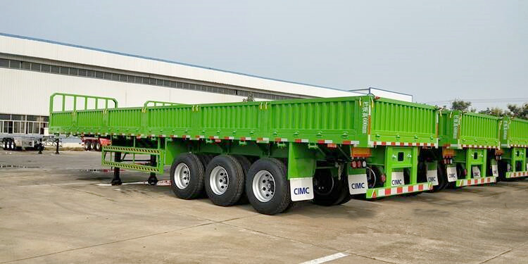 3 Axle 50 Tons High Side Wall Trailer for Sale