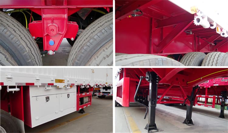 CIMC Tri Axle Side Wall Semi Trailer for Sale in Low Price