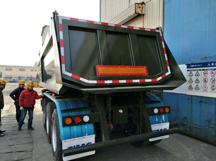 Tri Axle Rear Dump Semi Truck Trailer for Sale Prices in Tanzania