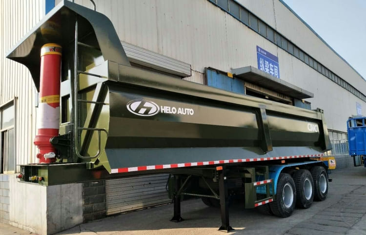 Tri Axle Rear Dump Semi Truck Trailer for Sale Prices in Tanzania