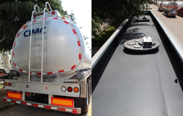 CIMC Tri Axle 45 CBM Fuel Tanker Trailers for Sale Prices Manufacturers