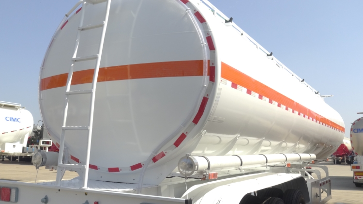 45000 Liters Petrol Tanker Trailer for Sale in Senegal | Petrol Tannker Price | CIMC Vehicles
