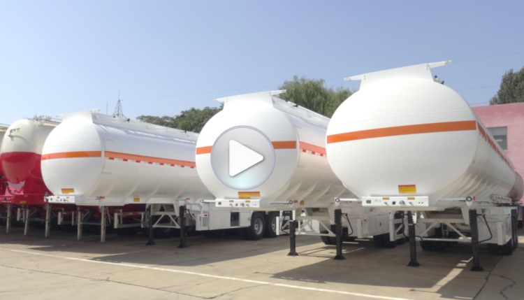 45000 Liters Petrol Tanker Trailer for Sale in Senegal | Petrol Tannker Price | CIMC Vehicles