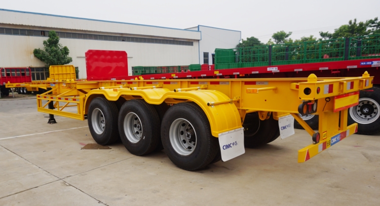 40 Foot Container Chassis Trailer for Sale in Congo | Container Chassis Price | CIMC Chassis for Sale