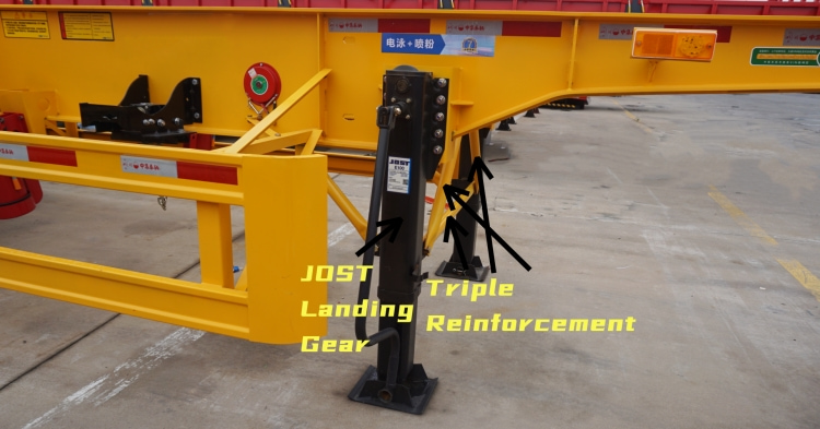 40 Foot Container Chassis Trailer for Sale in Congo | Container Chassis Price | CIMC Chassis for Sale