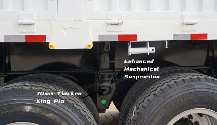 50 Ton Fence Trailer for Sale in Uganda | Animal Transport Trailer with Fence | CIMC Trailer Manufacturer