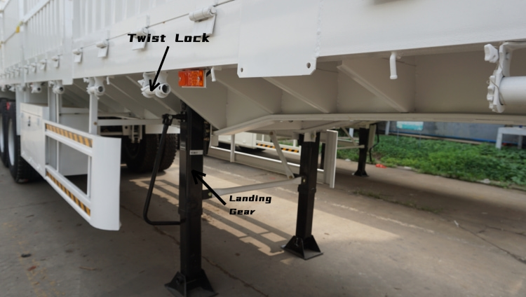 50 Ton Fence Trailer for Sale in Uganda | Animal Transport Trailer with Fence | CIMC Trailer Manufacturer