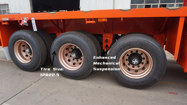 Tri Axle Trailer for Sale in Zimbabwe | Tri Axle Flatbed Trailer for Sale | CIMC Trailers for Sale