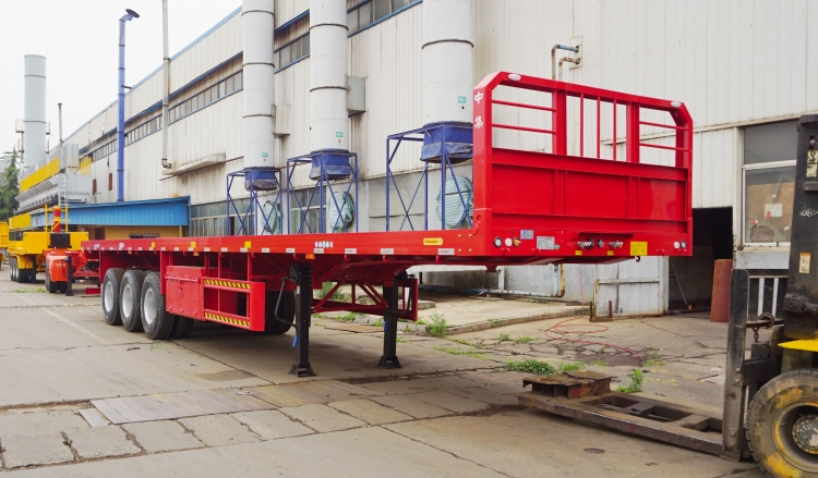 Tri Axle Trailer for Sale in Zimbabwe | Tri Axle Flatbed Trailer for Sale | CIMC Trailers for Sale