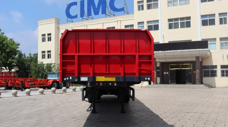 Drop Side Trailer for Sale in Sudan | Bulk Cargo Semi Trailer with Side Wall | CIMC Products