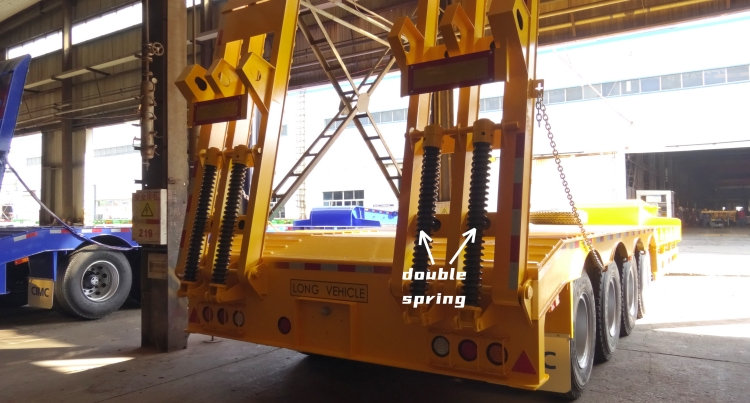 Semi Low Loader Trailer for Sale in Cote d'Ivoire | 4 Axle Low Loader | CIMC China