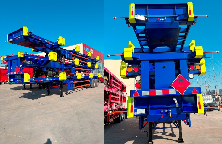 45ft Yard Terminal Trailer | 2x16tons Axle CIMC Terminal Trailer | CIMC Chassis for Sale