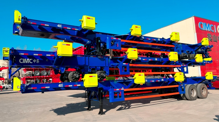 45ft Yard Terminal Trailer | 2x16tons Axle CIMC Terminal Trailer | CIMC Chassis for Sale