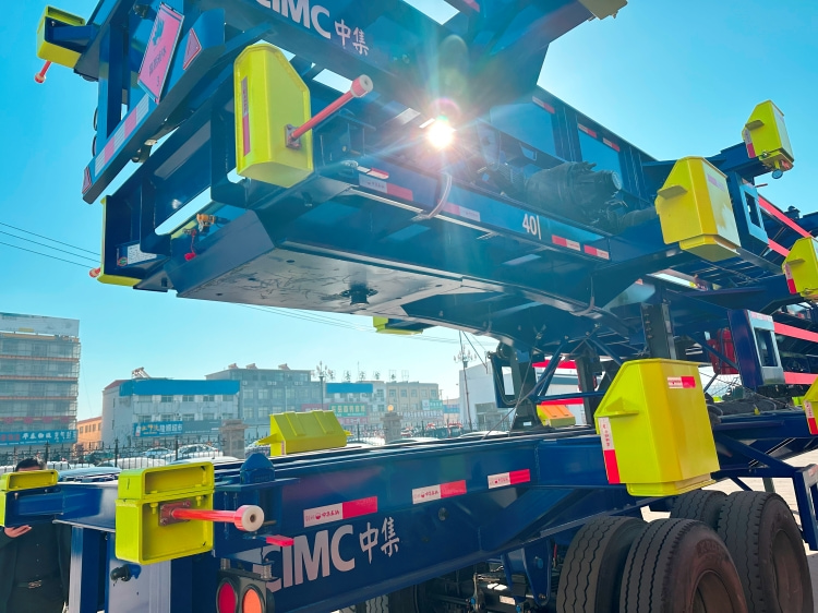 45ft Yard Terminal Trailer | 2x16tons Axle CIMC Terminal Trailer | CIMC Chassis for Sale