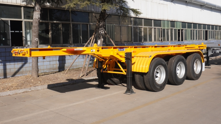 CIMC Container Chassis for Sale in Tanzania | 20 Ft Container Chassis Price | CIMC Container Chassis Trailer 