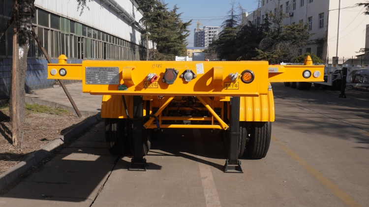CIMC Container Chassis for Sale in Tanzania | 20 Ft Container Chassis Price | CIMC Container Chassis Trailer 