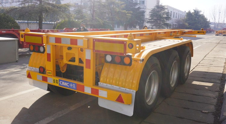 CIMC Container Chassis for Sale in Tanzania | 20 Ft Container Chassis Price | CIMC Container Chassis Trailer 