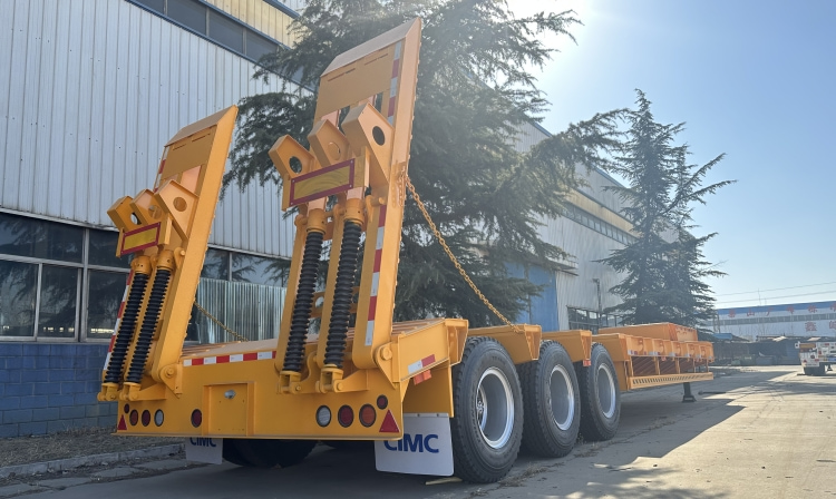 CIMC Semi Low Bed Trailer Price | 3 Axle 60 Tons Low Bed Trailer | CIMC China Trailers