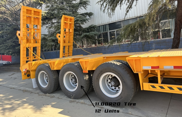 CIMC Semi Low Bed Trailer Price | 3 Axle 60 Tons Low Bed Trailer | CIMC China Trailers
