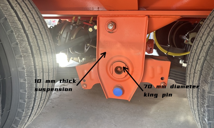 CIMC 4 Axle 100t Lowbed Trailer for Sale in Guyana | Lowbed Trailer Truck | CIMC Semi Trailer