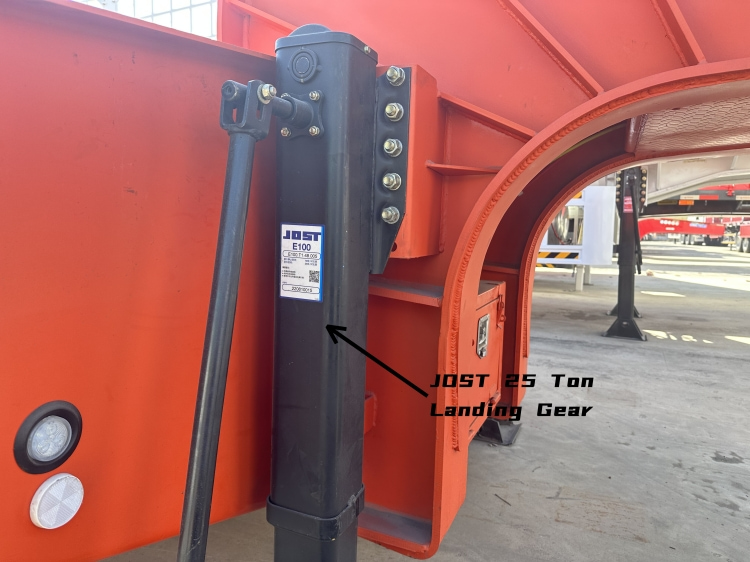 CIMC 4 Axle 100t Lowbed Trailer for Sale in Guyana | Lowbed Trailer Truck | CIMC Semi Trailer