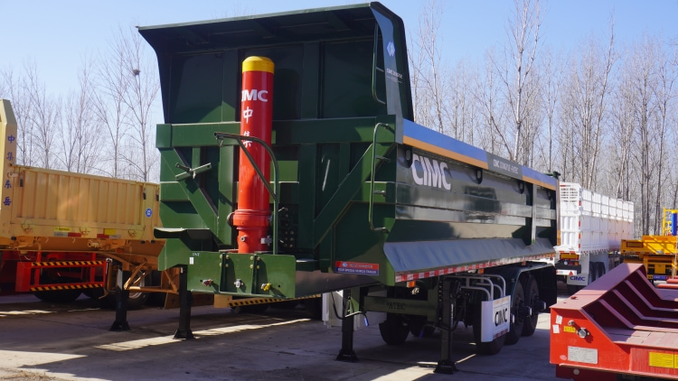 CIMC Tri Axle Tipper Trailer for Sale in Port Sudan | Hydraulic Tipper Trailer for Sale | CIMC China Trailers