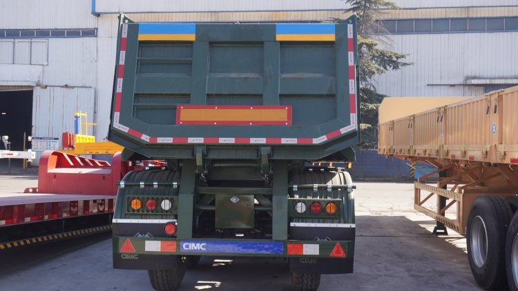 CIMC Tri Axle Tipper Trailer for Sale in Port Sudan | Hydraulic Tipper Trailer for Sale | CIMC China Trailers