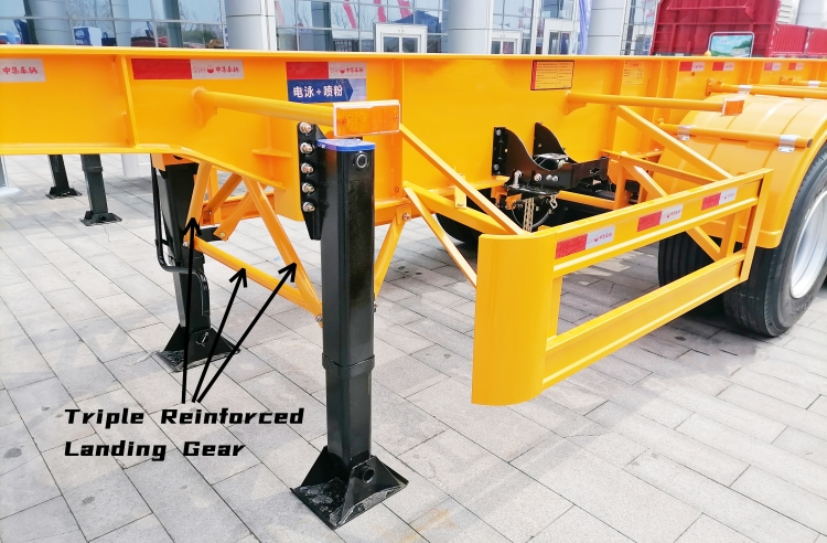 CIMC 40ft Skeleton Container Trailer Chassis for Sale in the Philippines