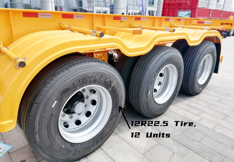 CIMC 40ft Skeleton Container Trailer Chassis for Sale in the Philippines