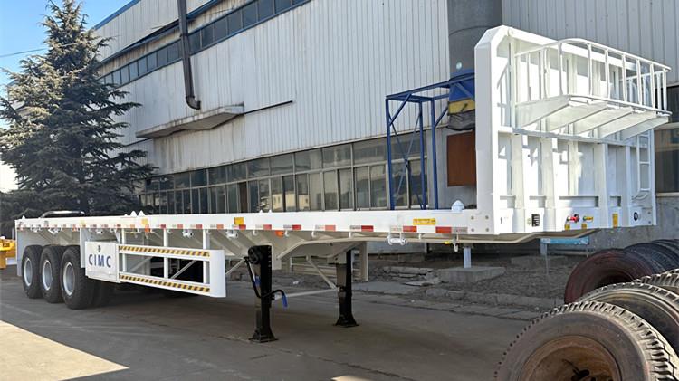 Flatbed Semi Trailer for Sale with Front Wall | Flatbed Semi Trailer Manufacturers | CIMC Trailers for Sale