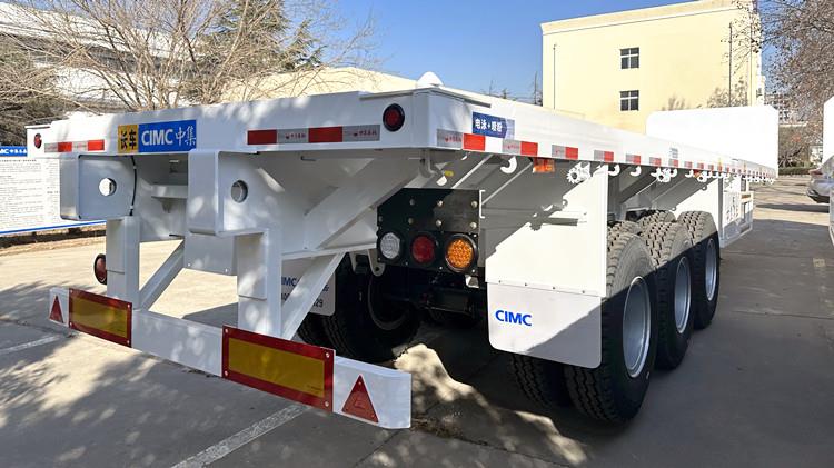 Flatbed Semi Trailer for Sale with Front Wall | Flatbed Semi Trailer Manufacturers | CIMC Trailers for Sale