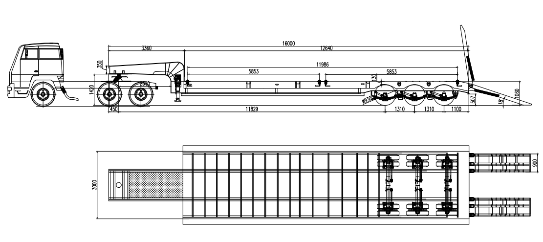 CIMC Lowbed Trailer | CIMC Trailer Manufacturer