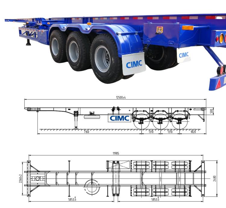 CIMC Tri Axle Container Chassis - CIMC Vehicle Light Tower Business Group
