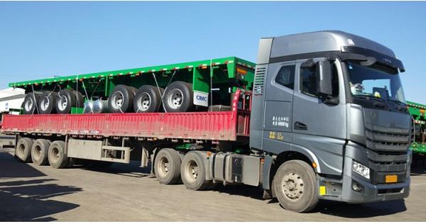 48Ft Tri Axle Flatbed Trailer will be sent to Nigeria