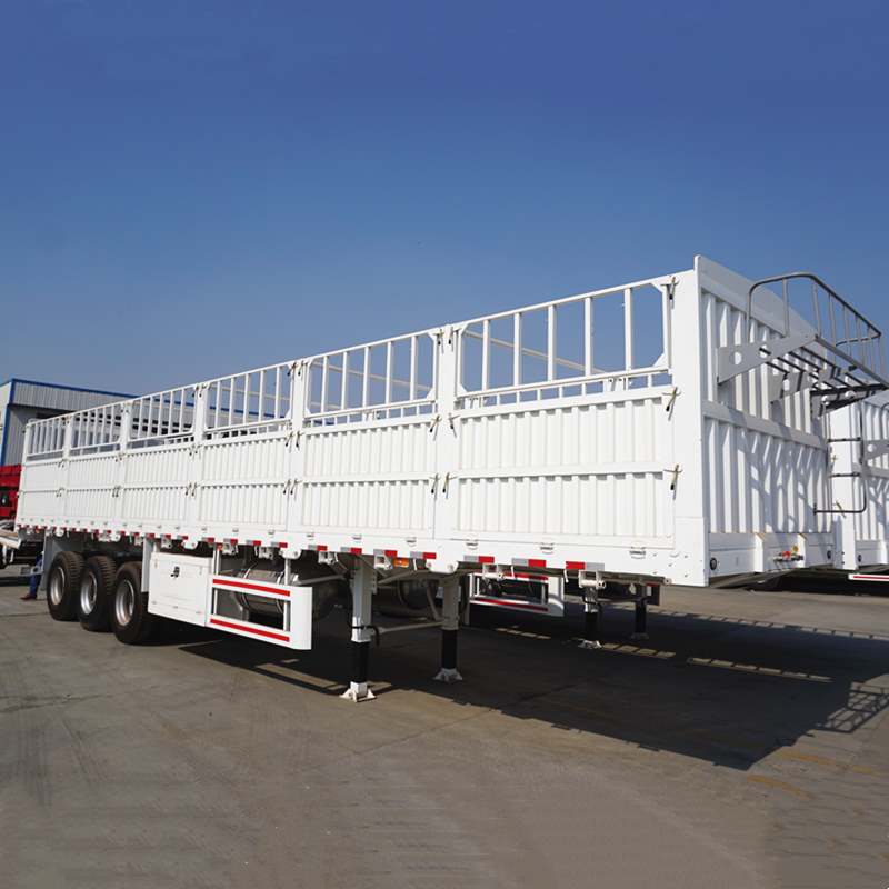 Tri Axle Stake Fence Semi Trailer-CIMC Manufacturer