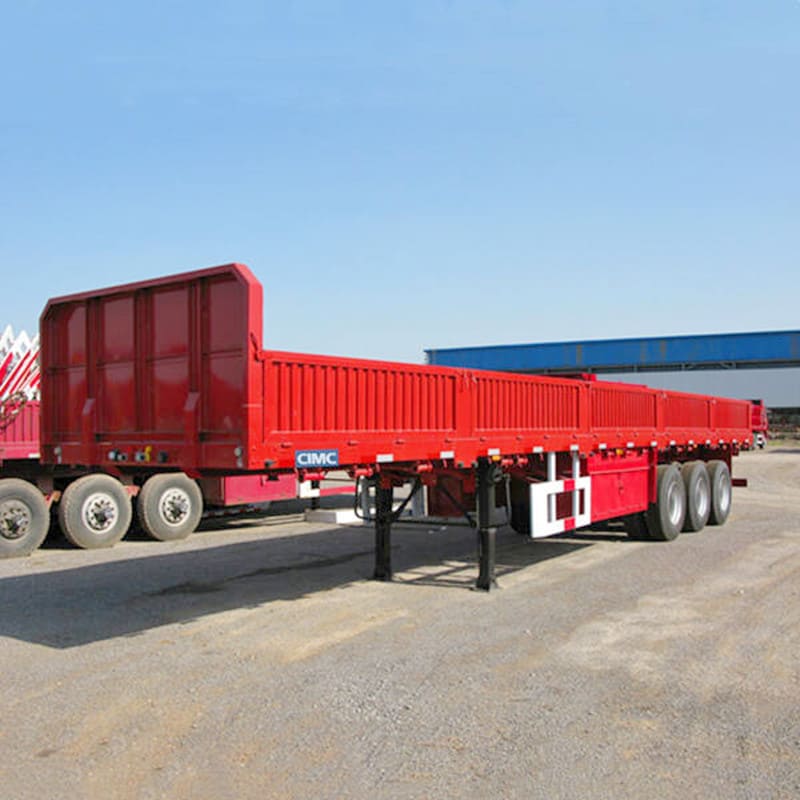 CIMC 3 Axle Trailer with Side Wall
