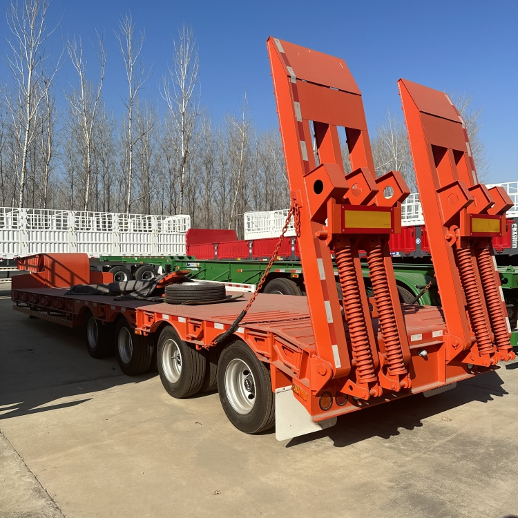 CIMC 4 Axle 100t Lowbed Trailer