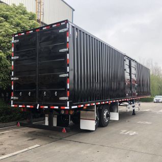 2 Axle Box Dry Van Semi Trailer For Sale - CIMC Manufacturers